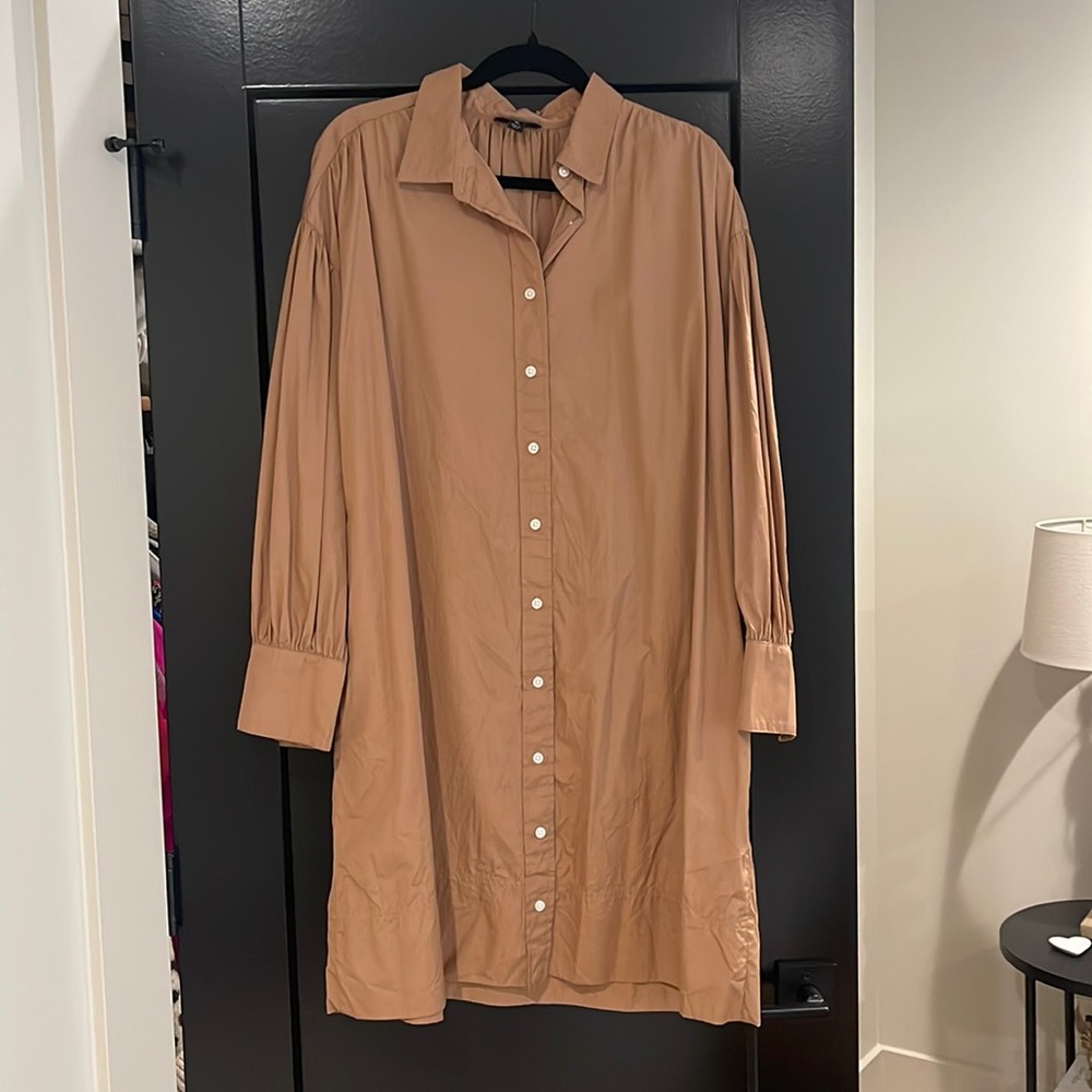 J.CREW Cotton Collared Dress
